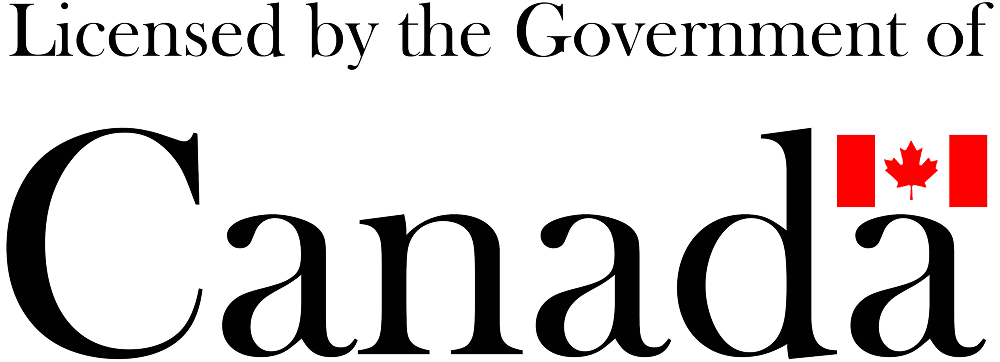 Licensed by the Government of Canada logo