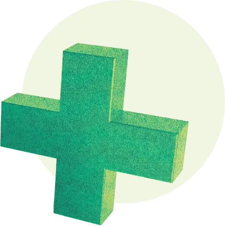 Illustration of a plus sign